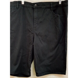 Jones New York Jeans Lexington Bermuda Short‎ Plus Size 18W Black 38x11
